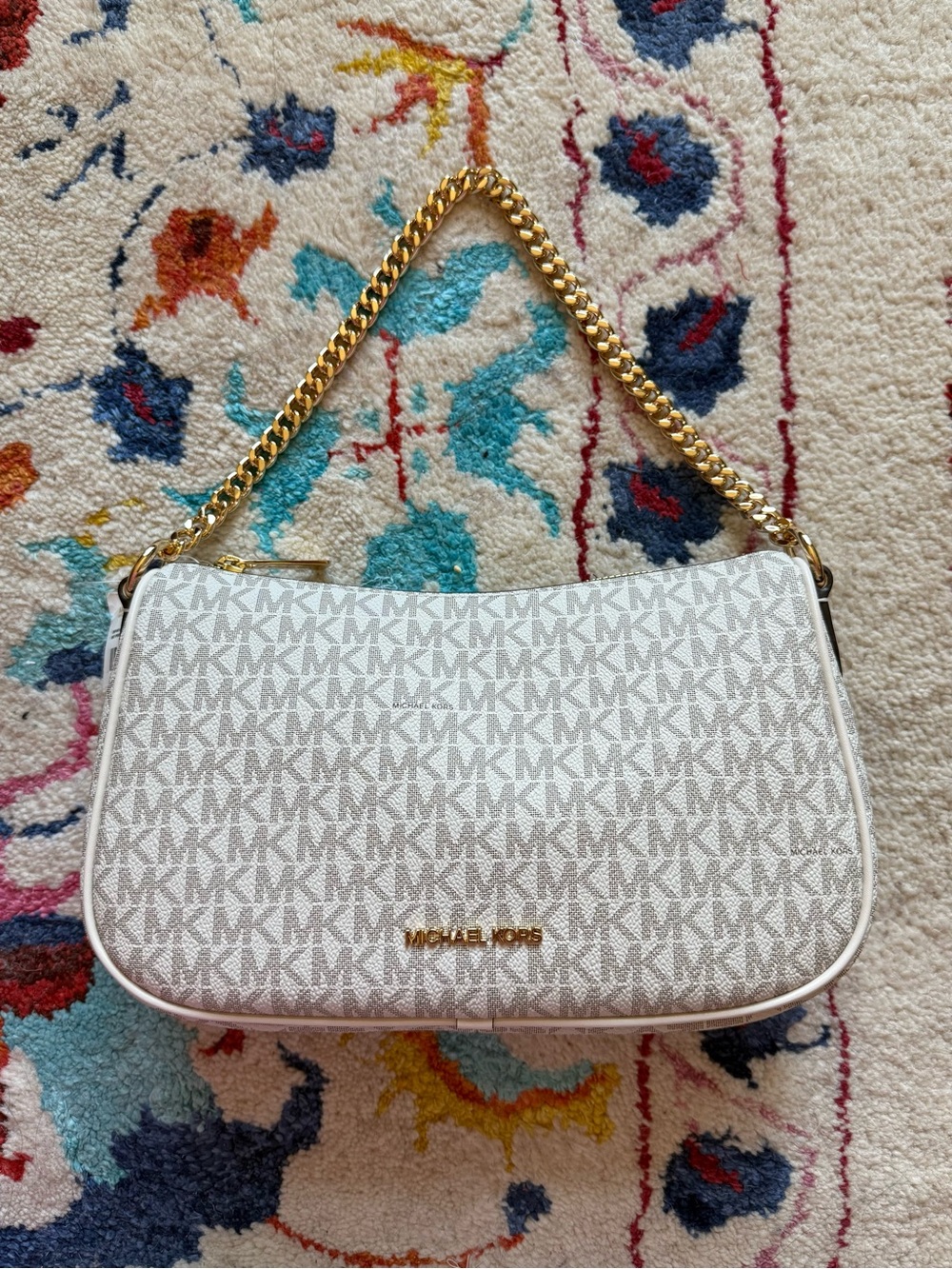 MICHAEL KORS Carmela Signature Logo Convertible Crossbody (NWT)